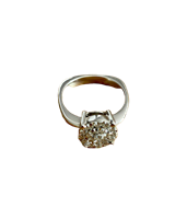 Anello Chimento Donna INVISIBLE in Oro bianco Diamante 0.56 Ct 1A08263BB5140 - 1A08263BB5140